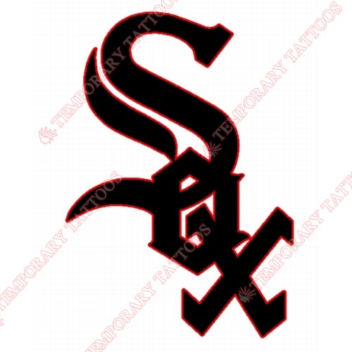 Chicago White Sox Customize Temporary Tattoos Stickers NO.1497